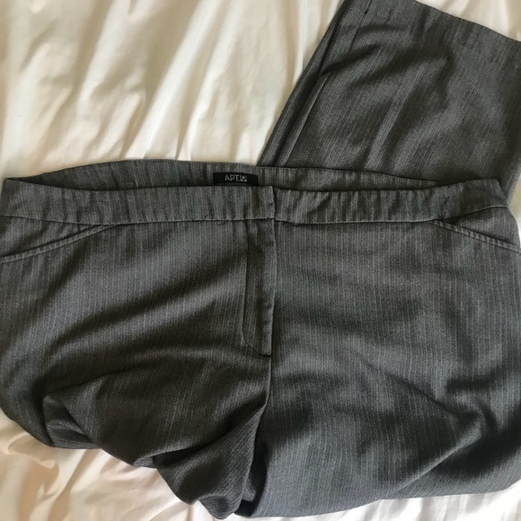 Apt 9 Grey Boot Cut Dress Pants - Picture 3 of 5